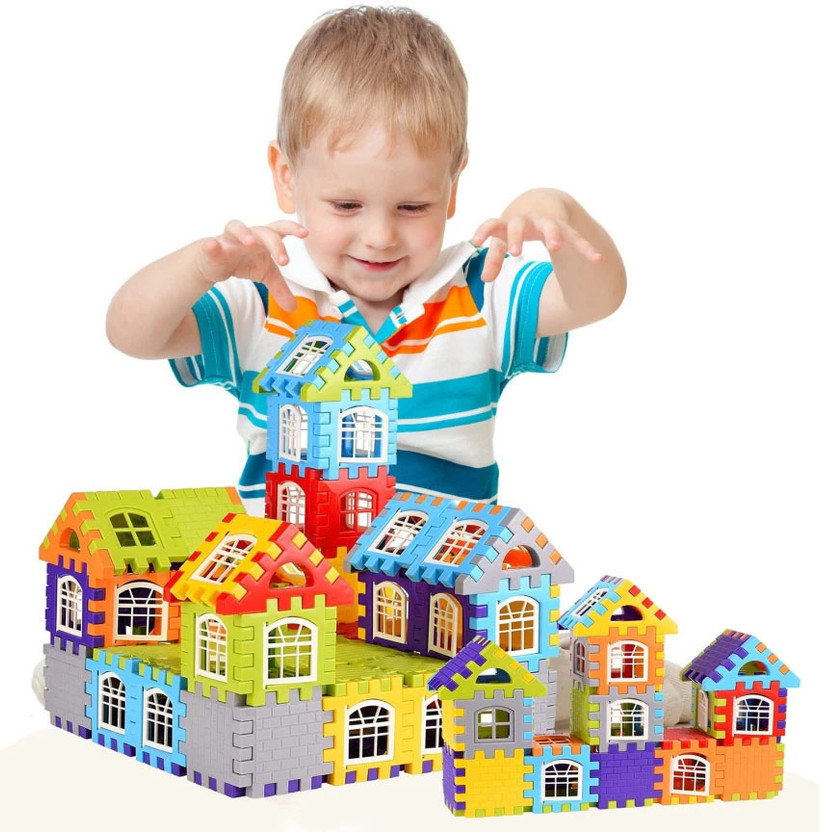 TOYVISION Creative 52 Pcs Happy Home/House Kids Puzzle Toys(52 Pieces)