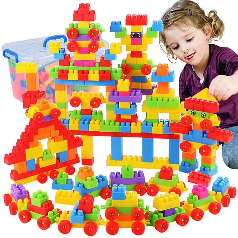 Pureey 100% Best Quality GIFT 100+ pcs Creative ,Learning Educational Toy (Multicolor)(Multicolor)
