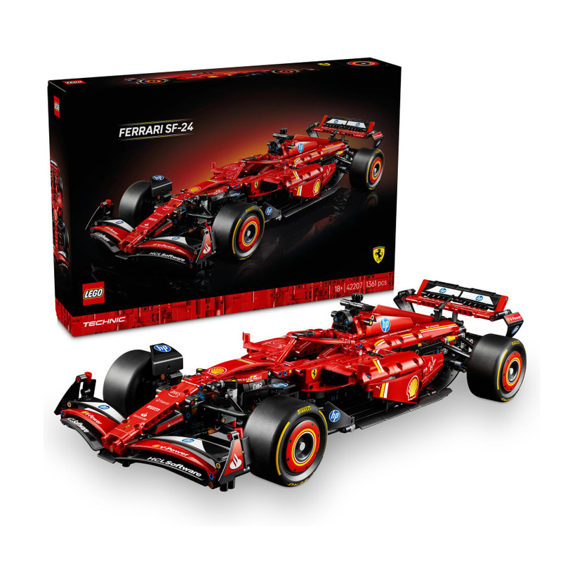 LEGO LEGO Technic Ferrari SF-24 F1 Car Model Kit for Adults 42207 (1361 Blocks)(Multicolor) - Flipkart Deal