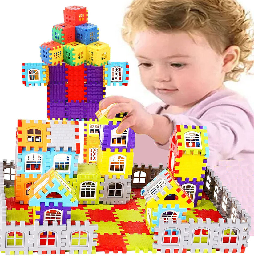 RITSKART BEST BUY My Happy House Learning Educational Non-Toxic Brain Puzzle Kids Gift(Multicolor)
