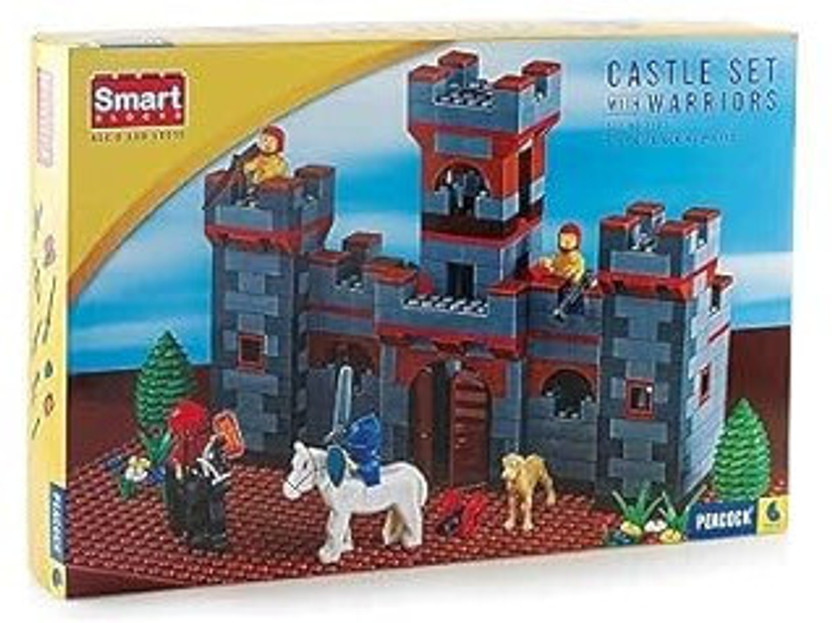 TOYXIITY MALL Castle Set with Warriors, Building Blocks Set with Interlocking Blocks Big(Multicolor)
