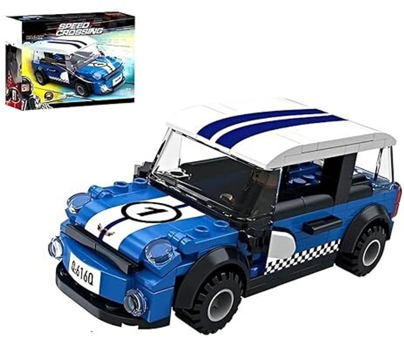 Bestie Toys Mini Coper Model Building Blocks Car Kids Car Build Blocks Bricks Toys Educatio(Multicolor)