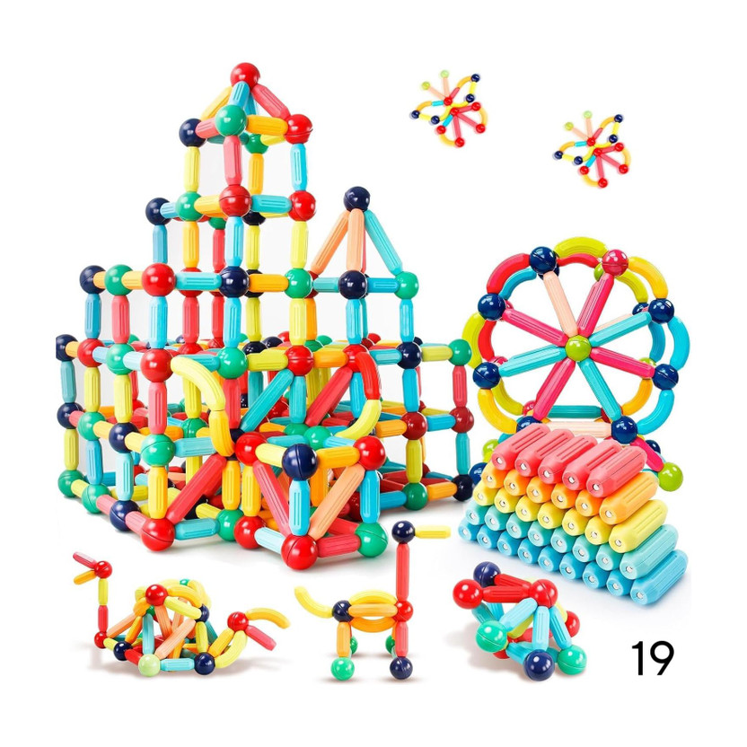 KAVANA KAVANA Magnetic Sticks Building Blocks for Kids Brain Toys(Multicolor) - Flipkart Deal