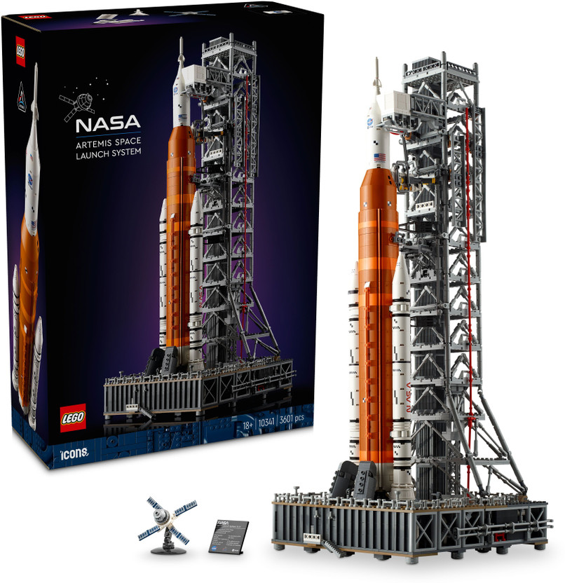 LEGO Icons NASA Artemis Space Launch System 10341 (3601 Pieces)(Multicolor)