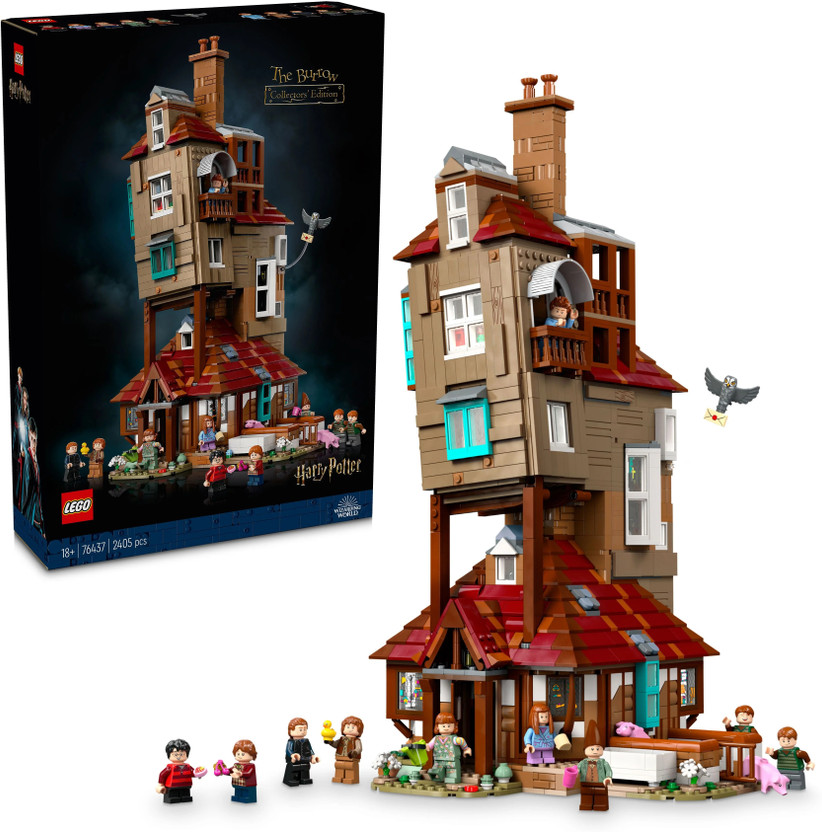 LEGO Harry Potter The Burrow Collectors Edition 76437 (2405 Blocks)(Multicolor)