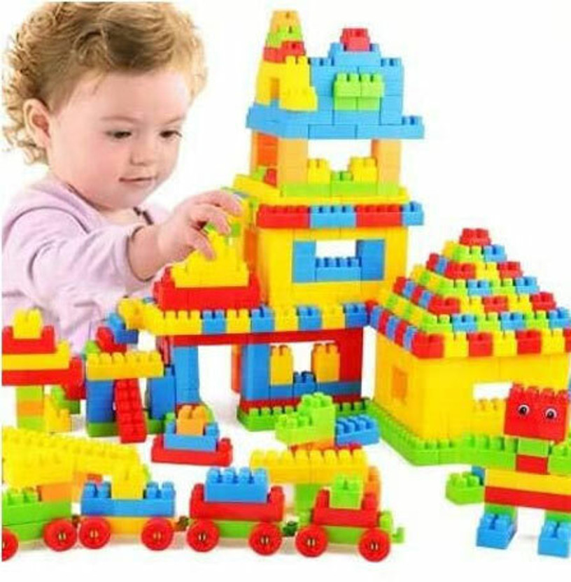 RITSKART RITSKART Low Price (92 Pieces +8 Tyres) Creative ,Learning Educational Toy(Multicolor) - Flipkart Deal