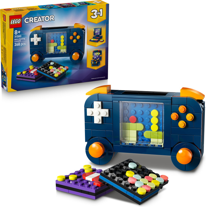 LEGO Creator 3 in 1 Retro Gaming Console Building Toy 31380(Multicolor)