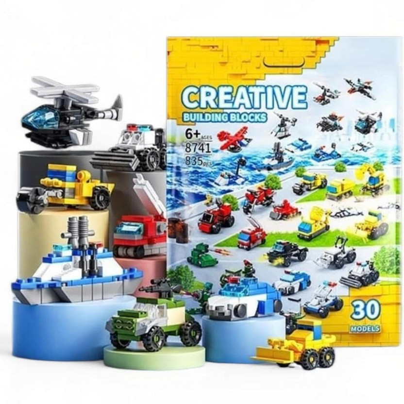 Chocozone 30 Models Mini Car Building Blocks for 10+ Years Old Boys Toys for Girls(Multicolor)