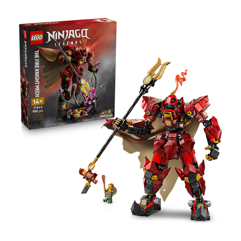 LEGO NINJAGO The Fire Knight Mech Building Kit 71846(Multicolor)