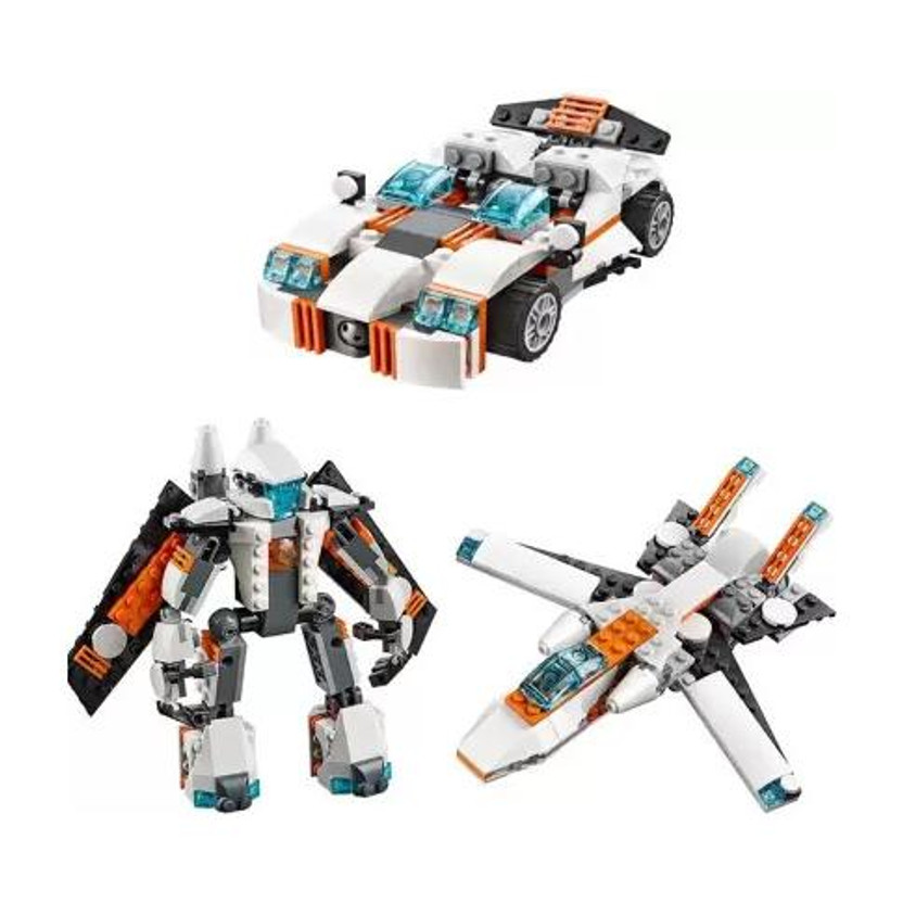 LEGO SR Toys 237 Pcs Robot Car and Plane 3 in 1 Building Blocks Toy Lego for Boys and Girls(Multicolor) - Flipkart Deal
