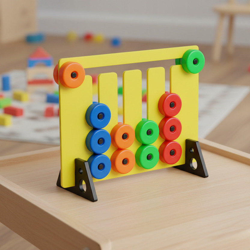 VrajVilla Learning Colour And Pattern Matching Montessori Slide Puzzle Game For Kids(Multicolor)