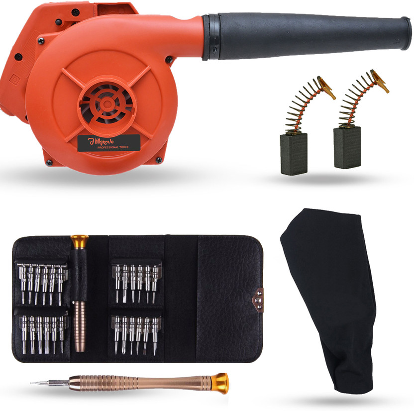 Hillgrove HGCM644M1 800W Electric Air Blower and Suction Dust Cleaner with Carbon Brushes Forward Curved Air Blower(Corded Vacuum)
