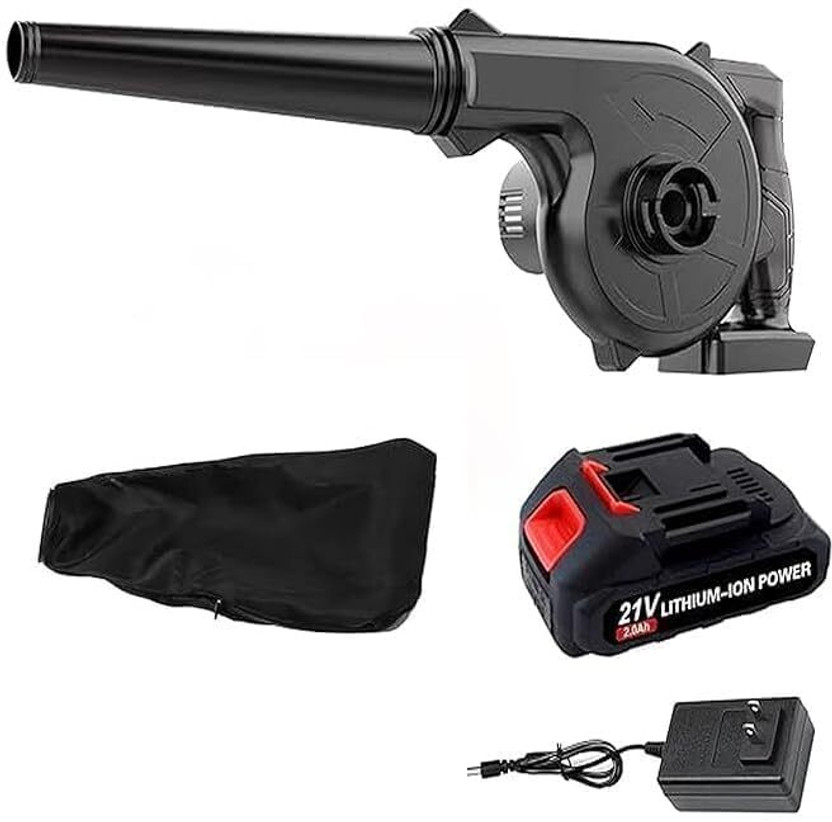 JOYGESTUR Cordless Leaf Blower, Patio Cleaning, Lawn Care, Blowing Leaves and Dust Forward Curved Leaf Blower(Cordless)