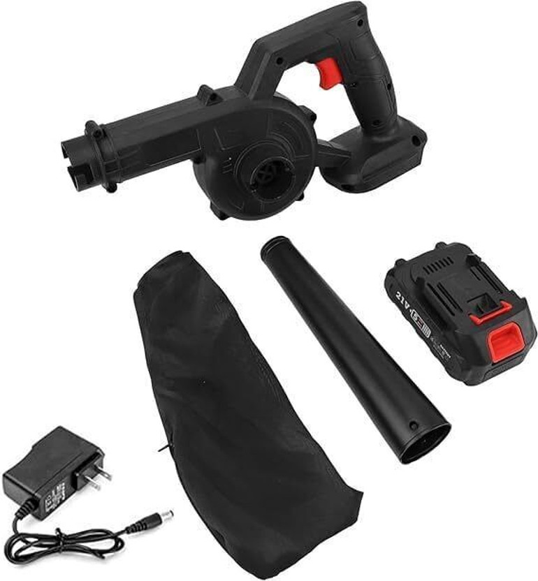 MJP MJP TRADERS Leaf Blower Cordless, Handheld Leaf Blower Electric 21V with 1 Pack Battery | Forward Curved Leaf Blower(Cordless Vacuum) - Flipkart Deal