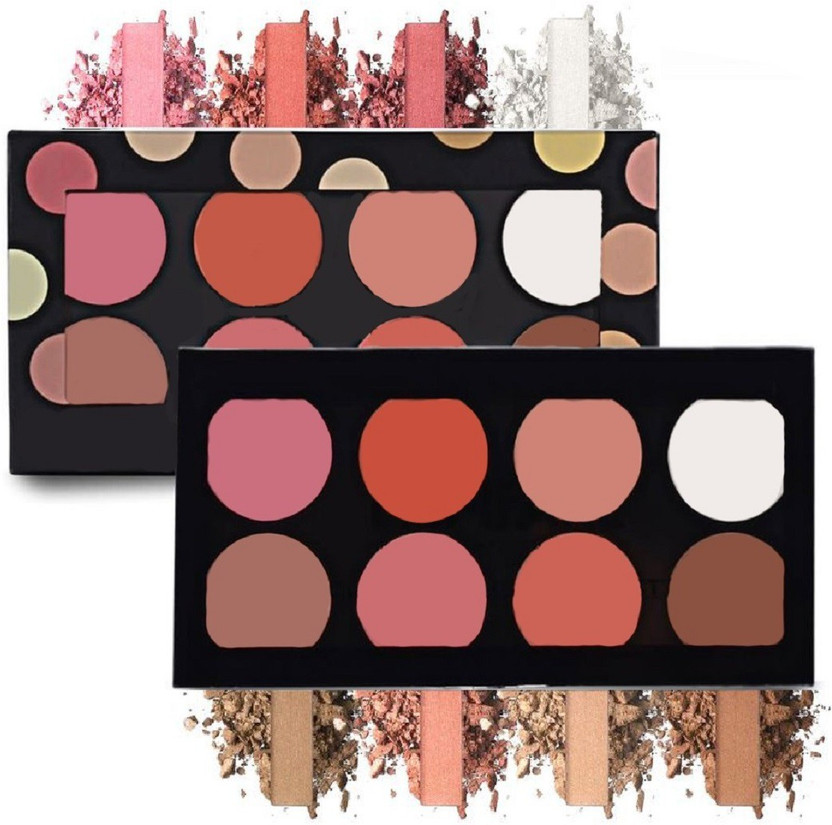 Facejewel Facejewel Matte Blusher with Highlighter and Contour Palette (Shade-01)(Multicolor) - Flipkart Deal