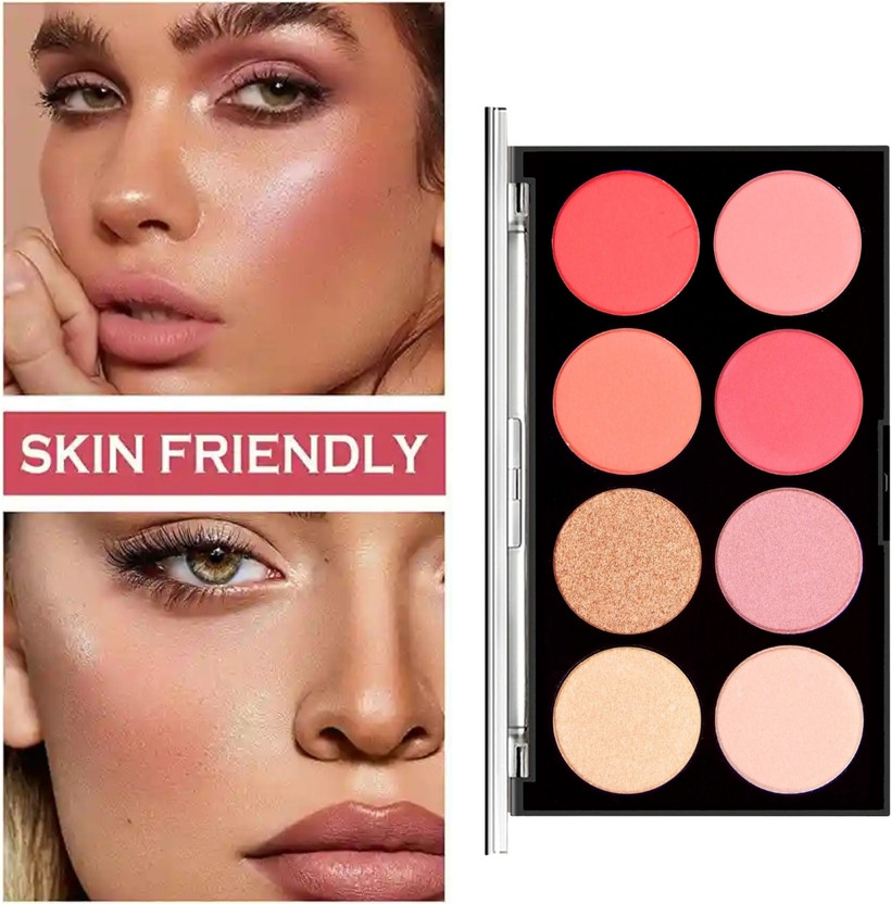 Flipkart BLUST&FAMME Blusher highlighter combo palette face makeup palette 1sps(multi) - Flipkart Deal