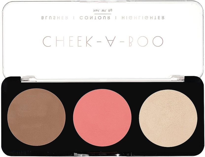 XIIAA 3-in-1 Kit Blusher-Contour-Highlighter Palette 13g(MULTICOLOR)
