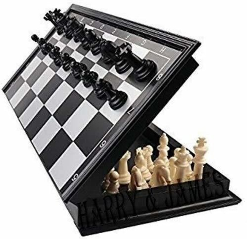 CELESTEN FASHION Magnetic Educational Toys Travel Chess Set with Folding Board for Kids and Adults (10 Inch) Board Game Accessories