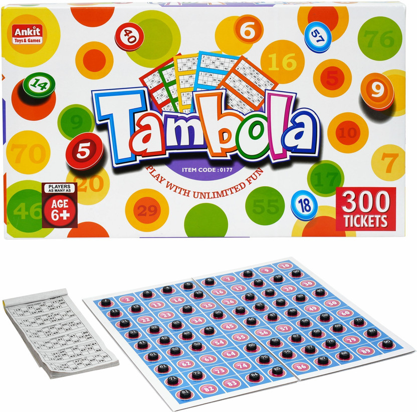 Ankit Toys & Games Tambola Bingo Game | Indoor Board Game Family & Party Entertainment Kitty Party & Fun Board Game