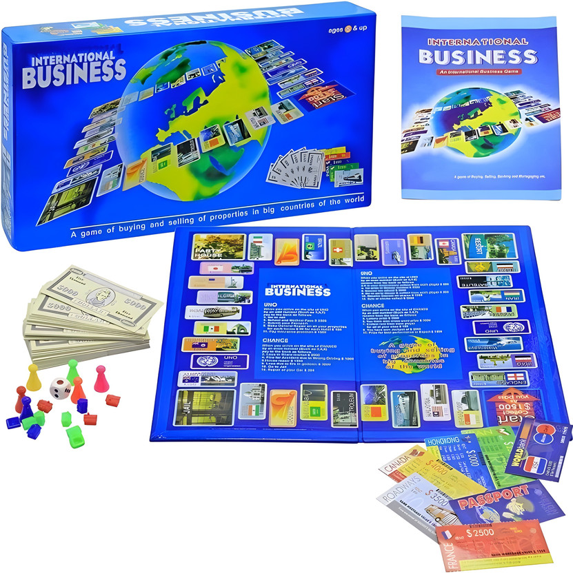 Zenex store Plastic and Paper International Business Family Board Game Board Game Accessories