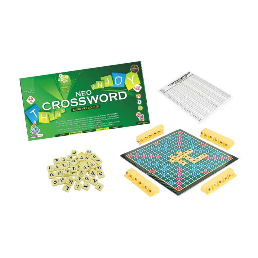 BKDT BKDT Marketing Crossword English Word Puzzle Game for Kids - Vocabulary Builder (Neo Crossword) Educational Board Games - Flipkart Deal