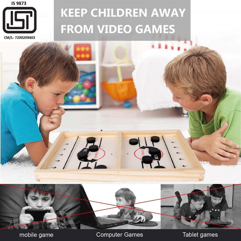 GREST Fastest Finger First String Hockey Table Indoor Board Game For Kids and Adults Board Game Accessories