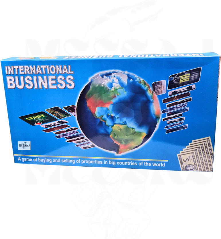 Meesaj International Business Strategy Board Game – Trade, Invest & Win Worldwide Money & Assets Board Game
