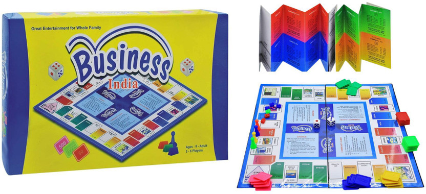 BKDT Marketing Business India Board Game 2-6 Players - Multicolor (Family Game) Party & Fun Board Game