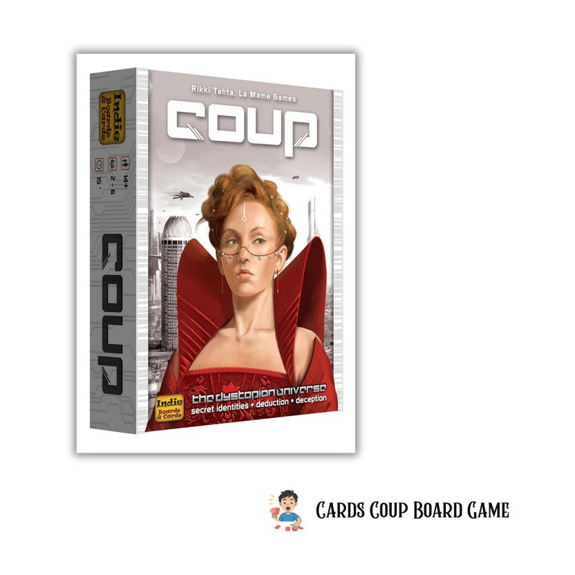 Arizuul Arizuul Coup Social Deduction Card Game with Custom-Fit 3D Printed Box Insert Party & Fun Board Game - Flipkart Deal