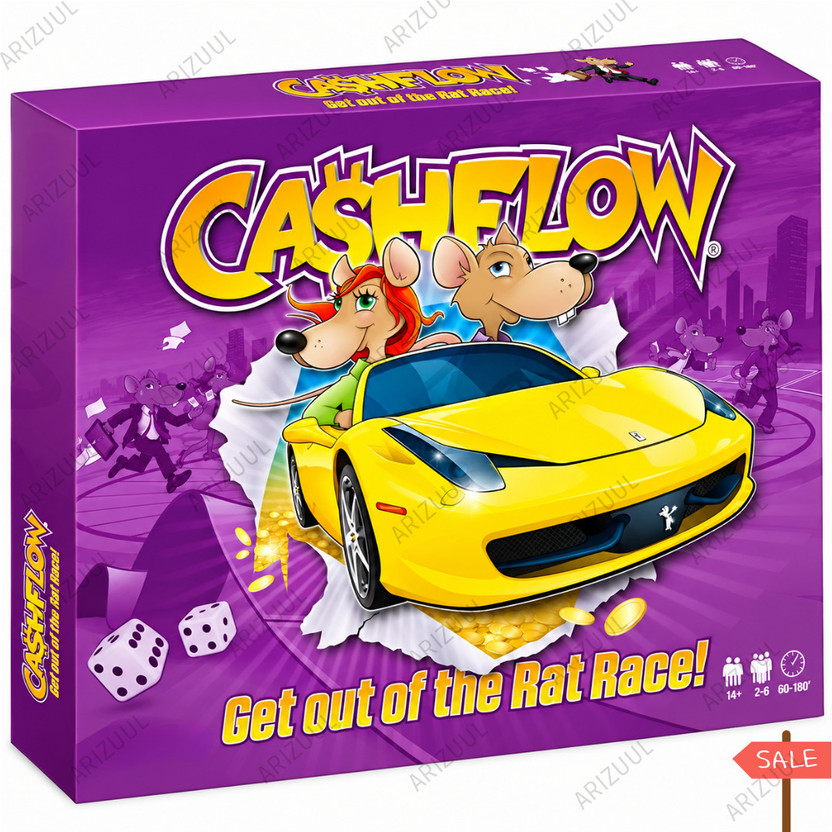 Arizuul Arizuul Cashflow Family Board Game | Interactive Finance and Business Strategy Game Board Game Accessories - Flipkart Deal