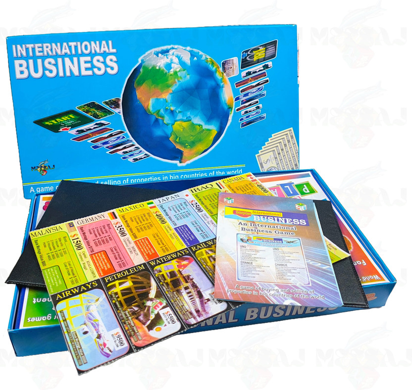 Meesaj Toy International Business Board Game - Realistic Global Trade Simulation Educational Board Games