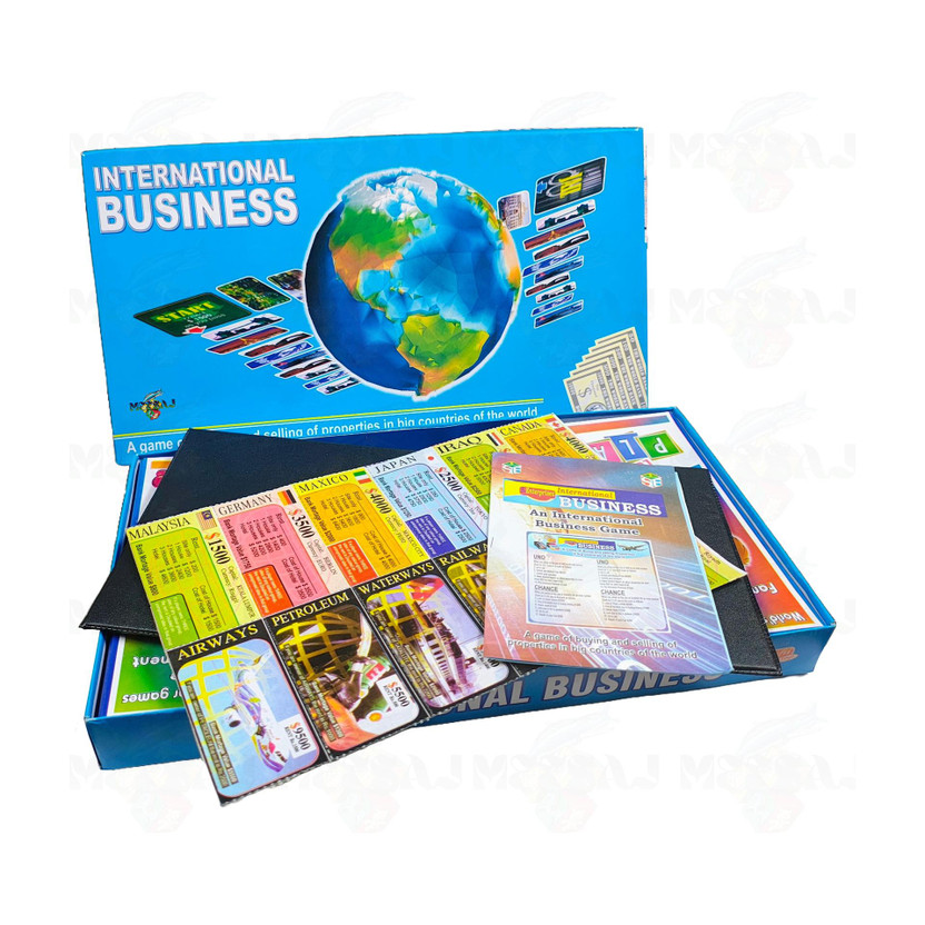 Meesaj Toy International Business Board Game - Realistic Global Trade Simulation Educational Board Games