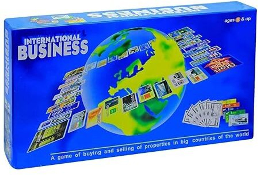 ANAYA MART International Business Game with Folding Board Game Set for Kids and Adults. Money & Assets Board Game