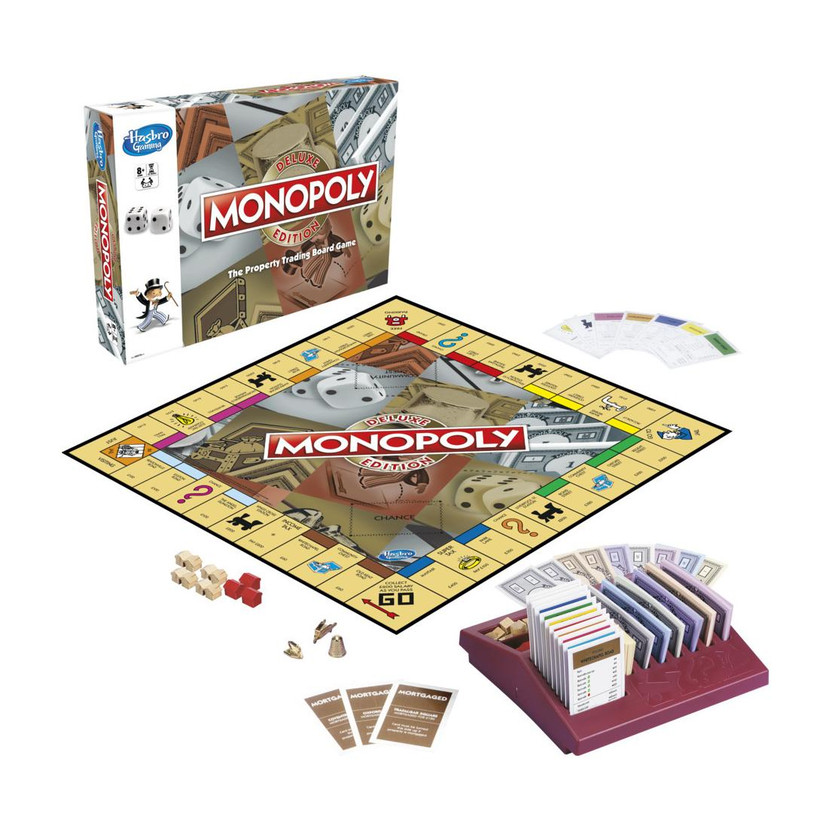 Monopoly Deluxe Edition Board Game Money & Assets Board Game
