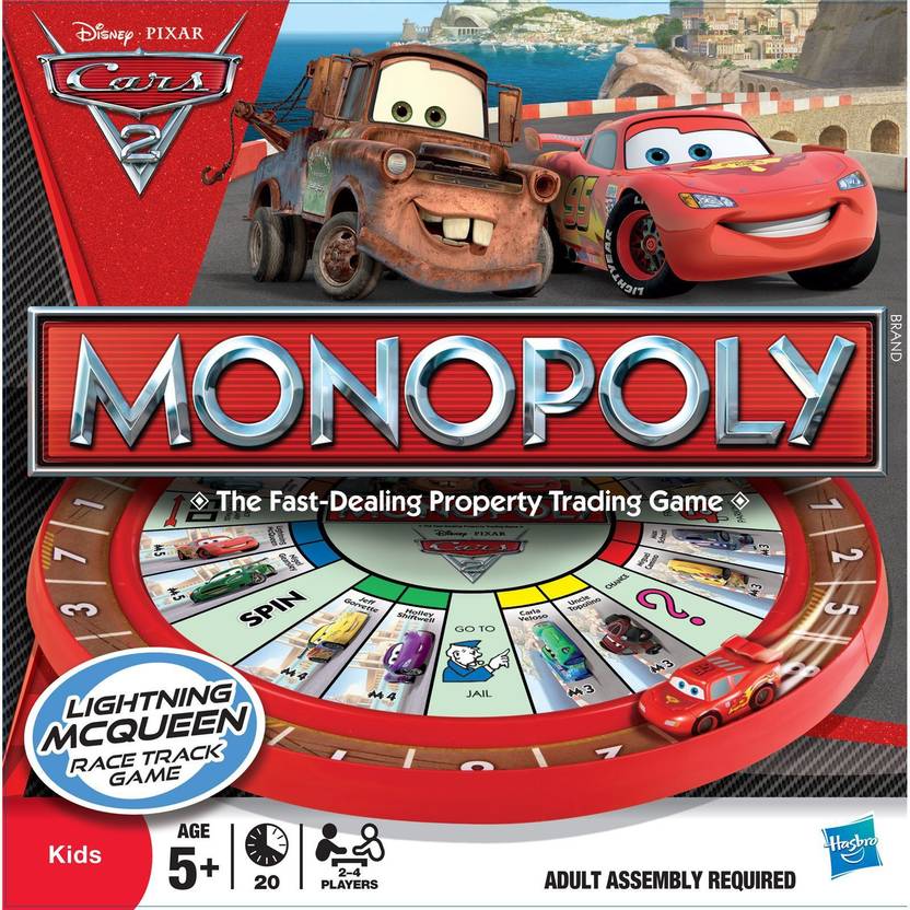 FUNSKOOL MONOPOLY Cars Race Track Game , Money & Assets Games Board
