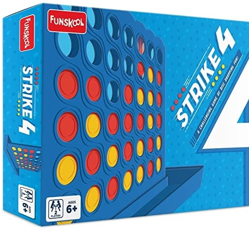 FUNSKOOL Strike 4 Party & Fun Board Game