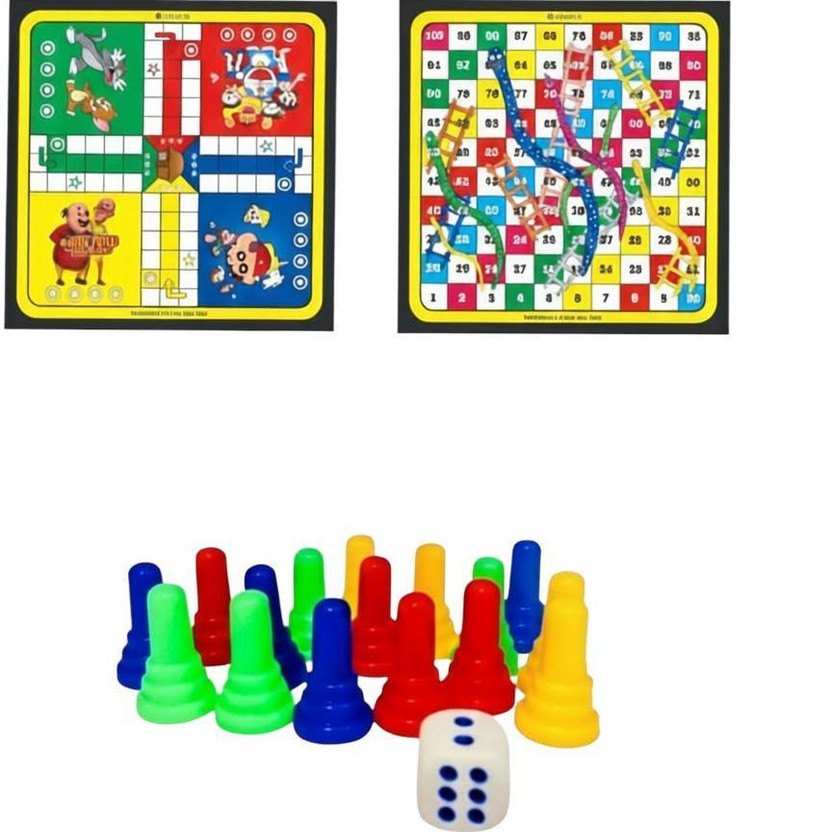 aunique aunique Kids choice Ludo & Snake Board Game with Ludo Coin Word Games - Flipkart Deal