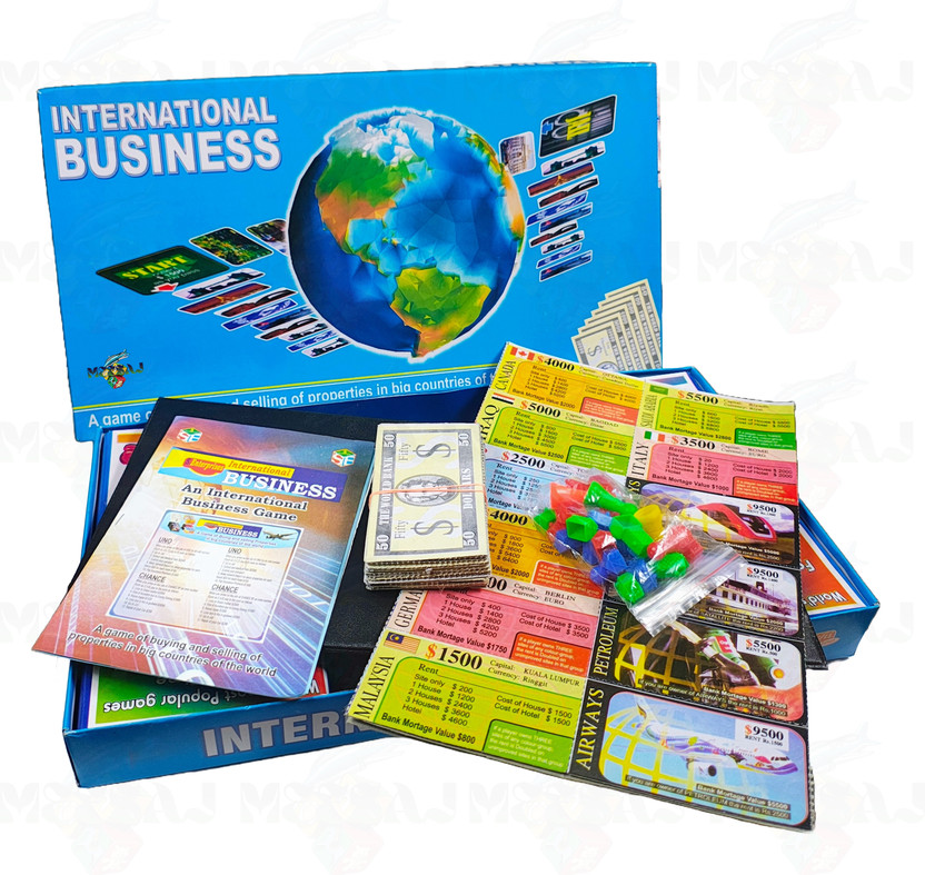 Meesaj International Business Board Game – Realistic Global Trade Simulation For Kids Educational Board Games