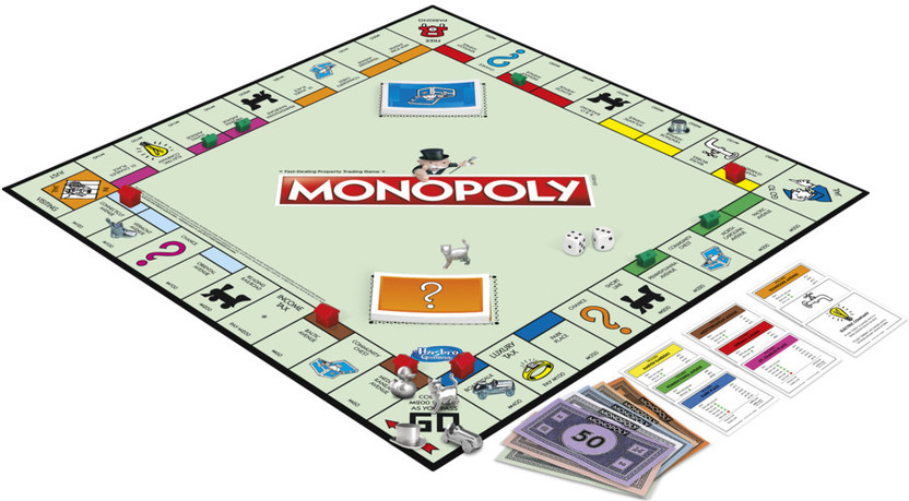 Monopoly Game, Family Board Game for 2 to 6 Players, Board Game for Kids Ages 8 and Up Money & Assets Board Game