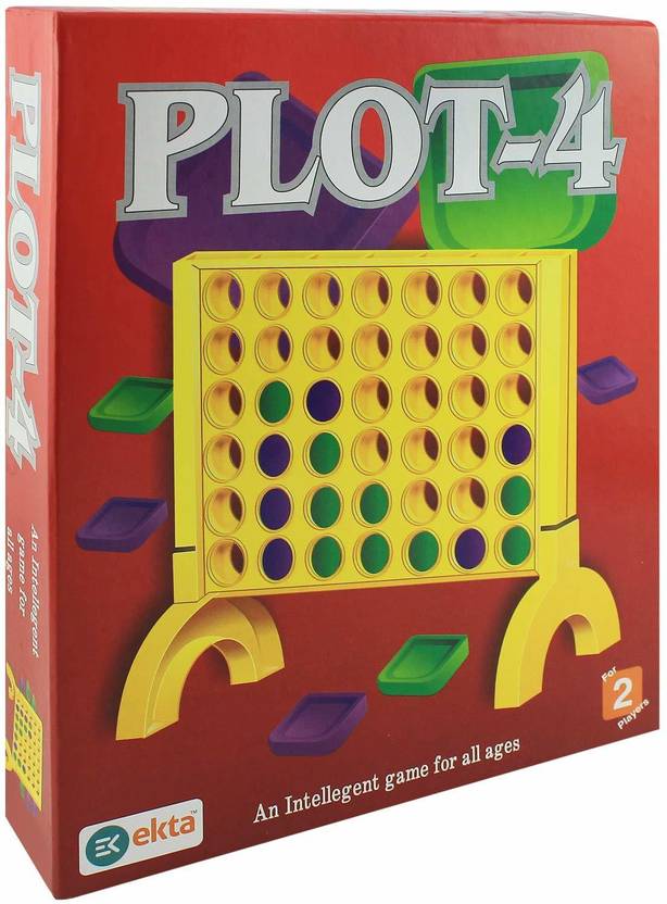Veer Enterprises Ekta Plot4 Family Board Game, Strategy Board Games