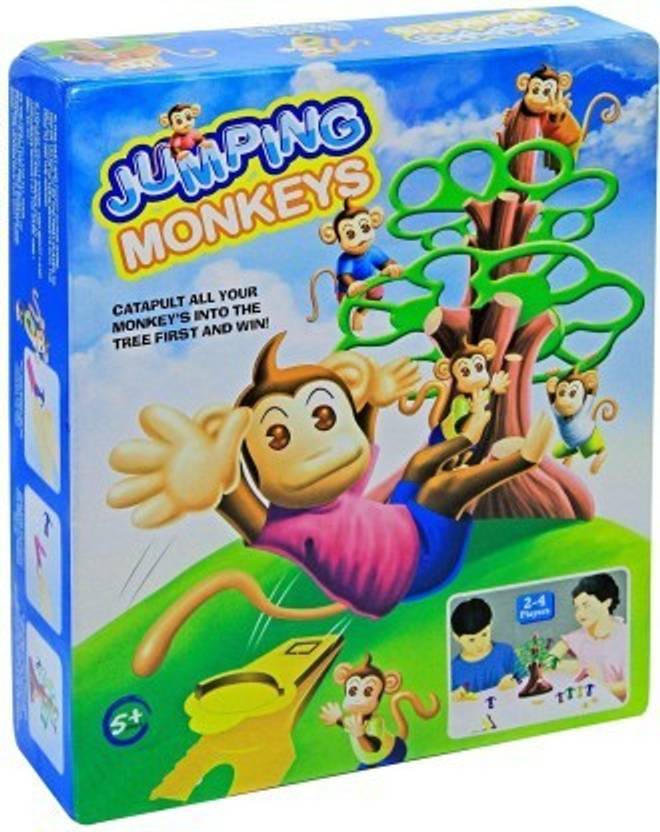 Senior Jumping Monkey Board Game Family Game [ 2 to 4 players] (Board
