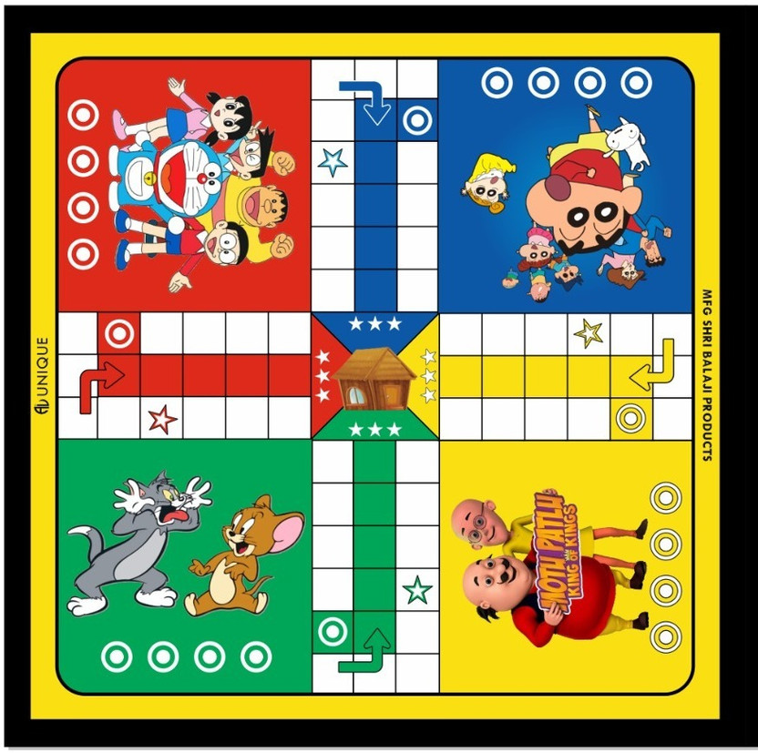 aunique Ludo Snake 2 In 1 reversible Board Game Party & Fun Board Game