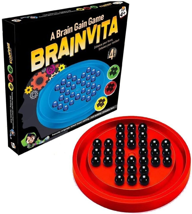 T Essentials Brainvita Game | Skill Building & Strategy Game Board Game | Age 4+ Party & Fun Board Game
