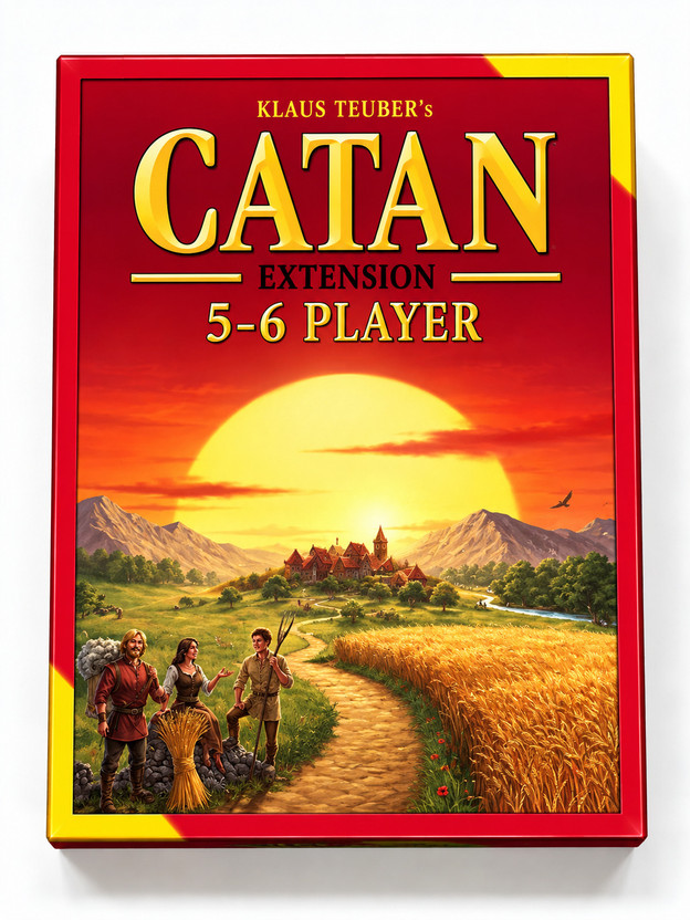 KLAUS KLAUS TEUBER'S DMM Catan Cities and Knights Board Game 5-6 Player Best Fun Game Board Game Board Game Accessories - Flipkart Deal
