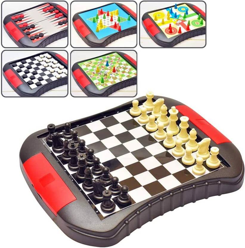 WECAN FASHION 6in1 ChessLUDOCheckers Chinese Checkers