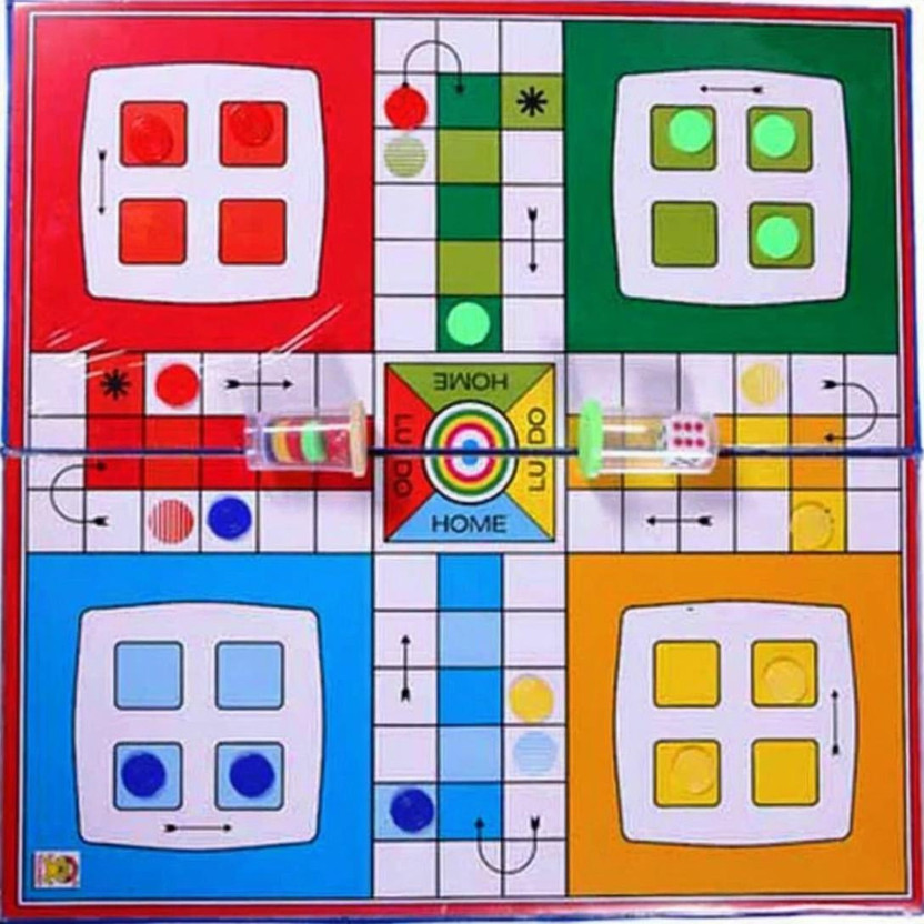 Gift Collection 2 in 1 Board Games Ludo & Snake And Ladders Strategy & War Board Game