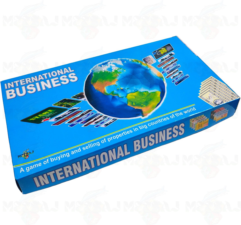 Meesaj International Business Board Game – Global Trade Strategy Learning Game Money & Assets Board Game