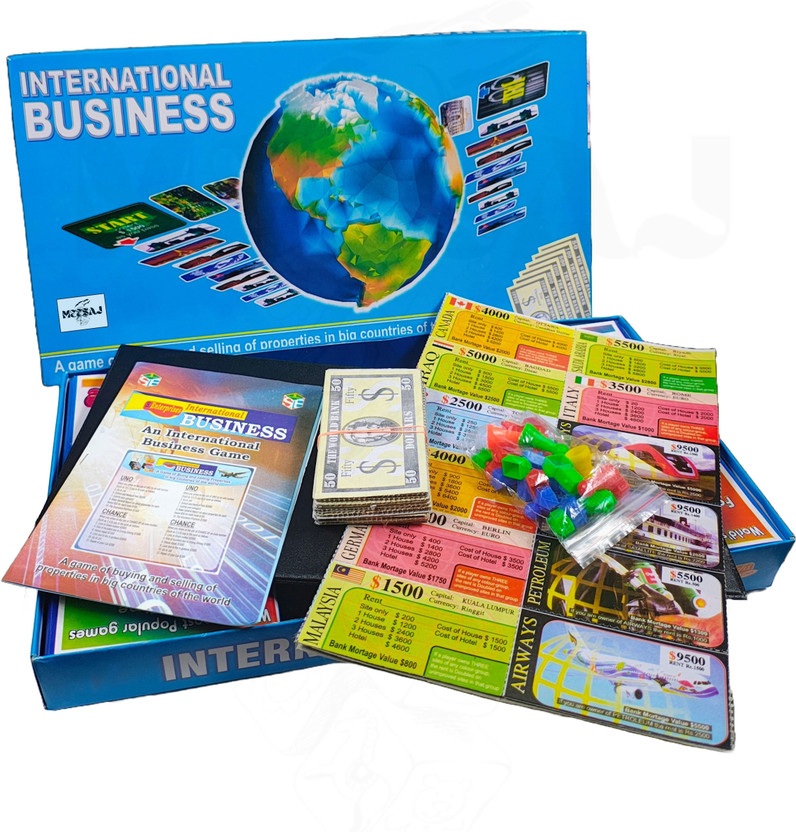 Meesaj International Business Game – Global Trading & Money Strategy Board Game Money & Assets Board Game