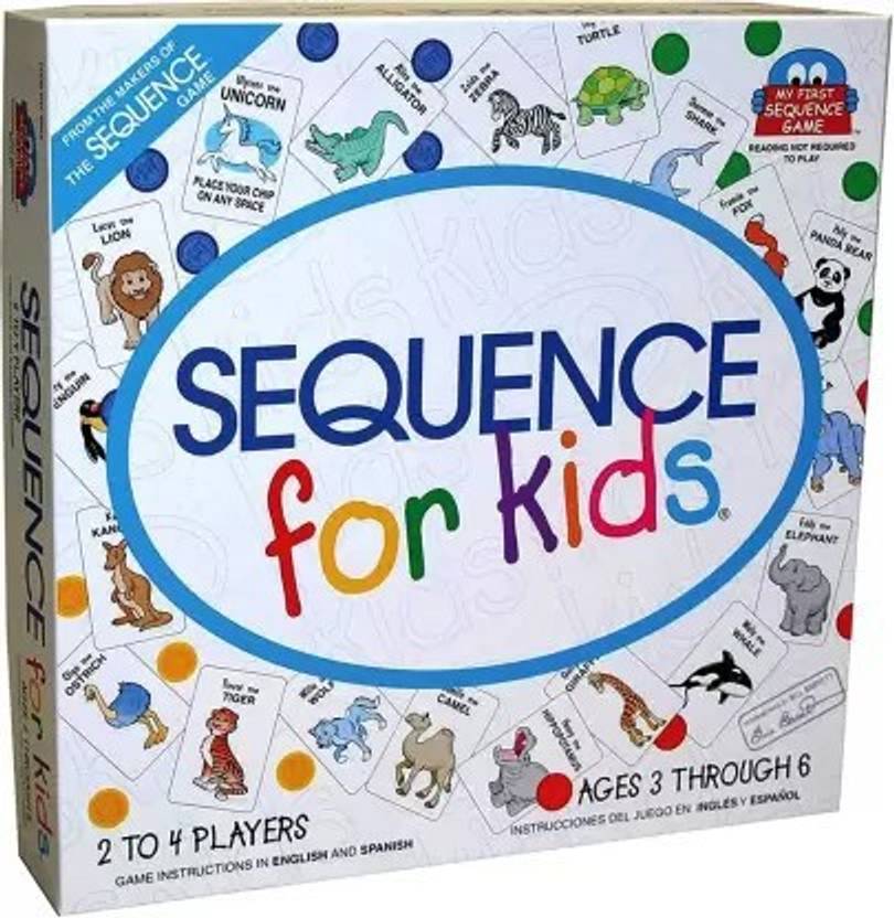 Basha Mall SEQUENCE GAME FOR KIDS Educational Board Games Board Game
