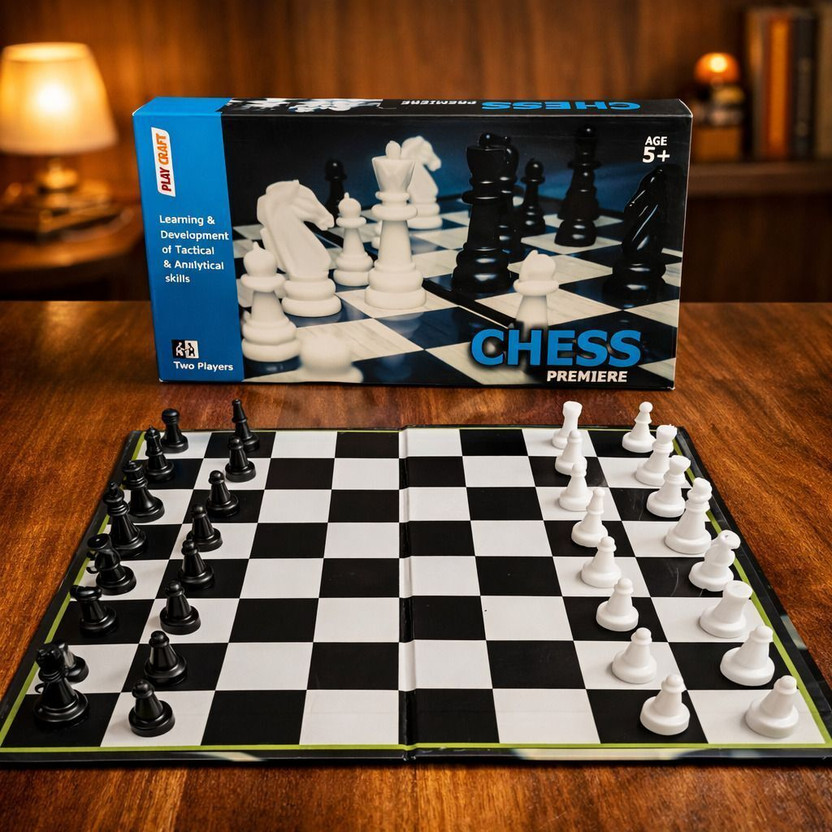 AADVIK SINGH GLOBAL Educational Chess Board Game for Kids | Foldable Board with Chess Pieces | Educational Board Games